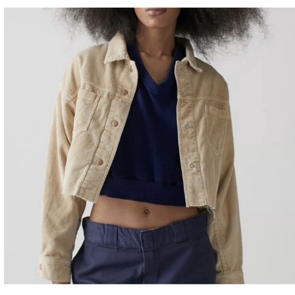 Urban Outfitter BDG Women's Brooklyn Corduroy Cropped Jacket